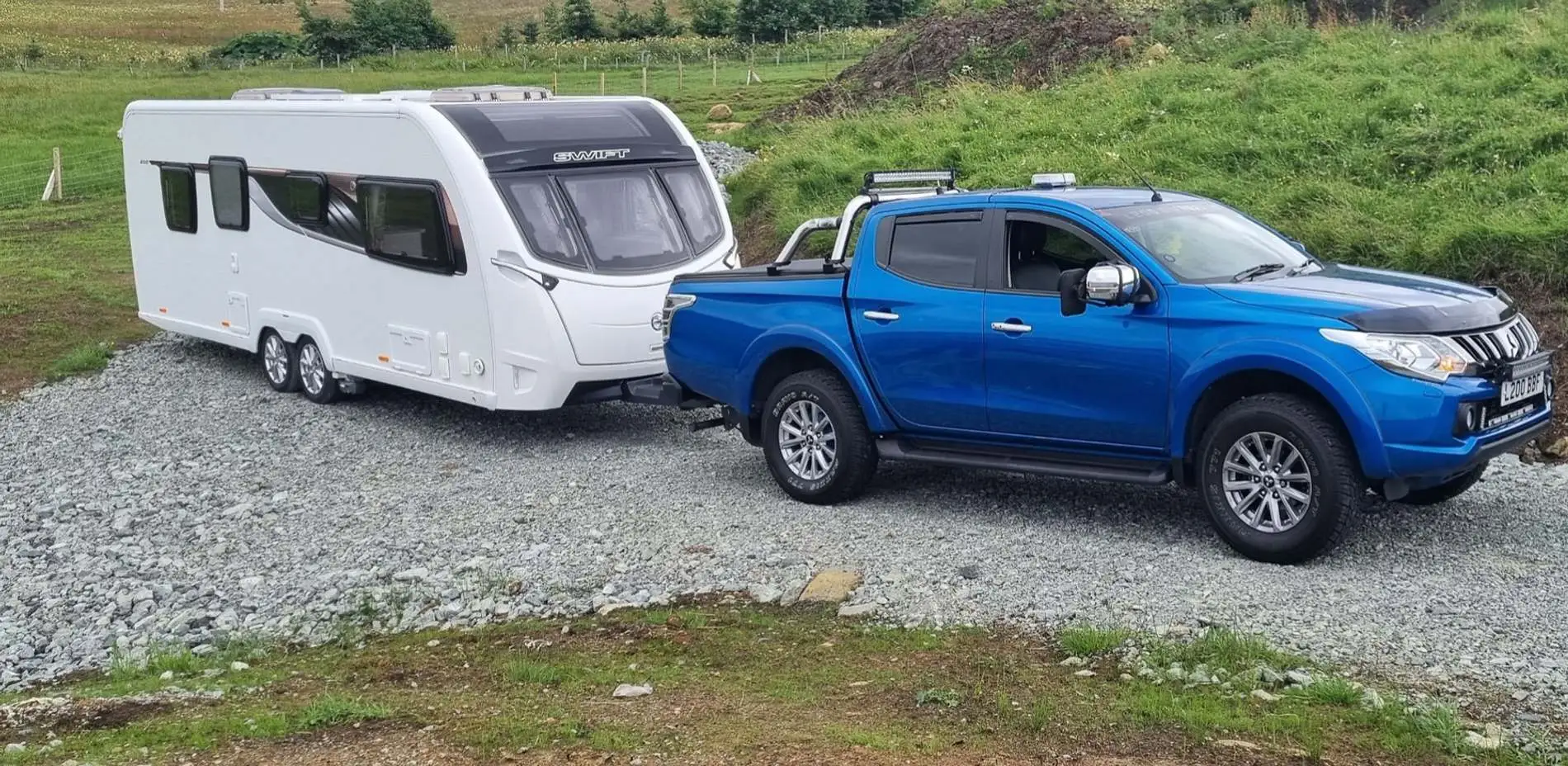 Caravan loaded for site to site relocation Lancashire Motor Movers UK